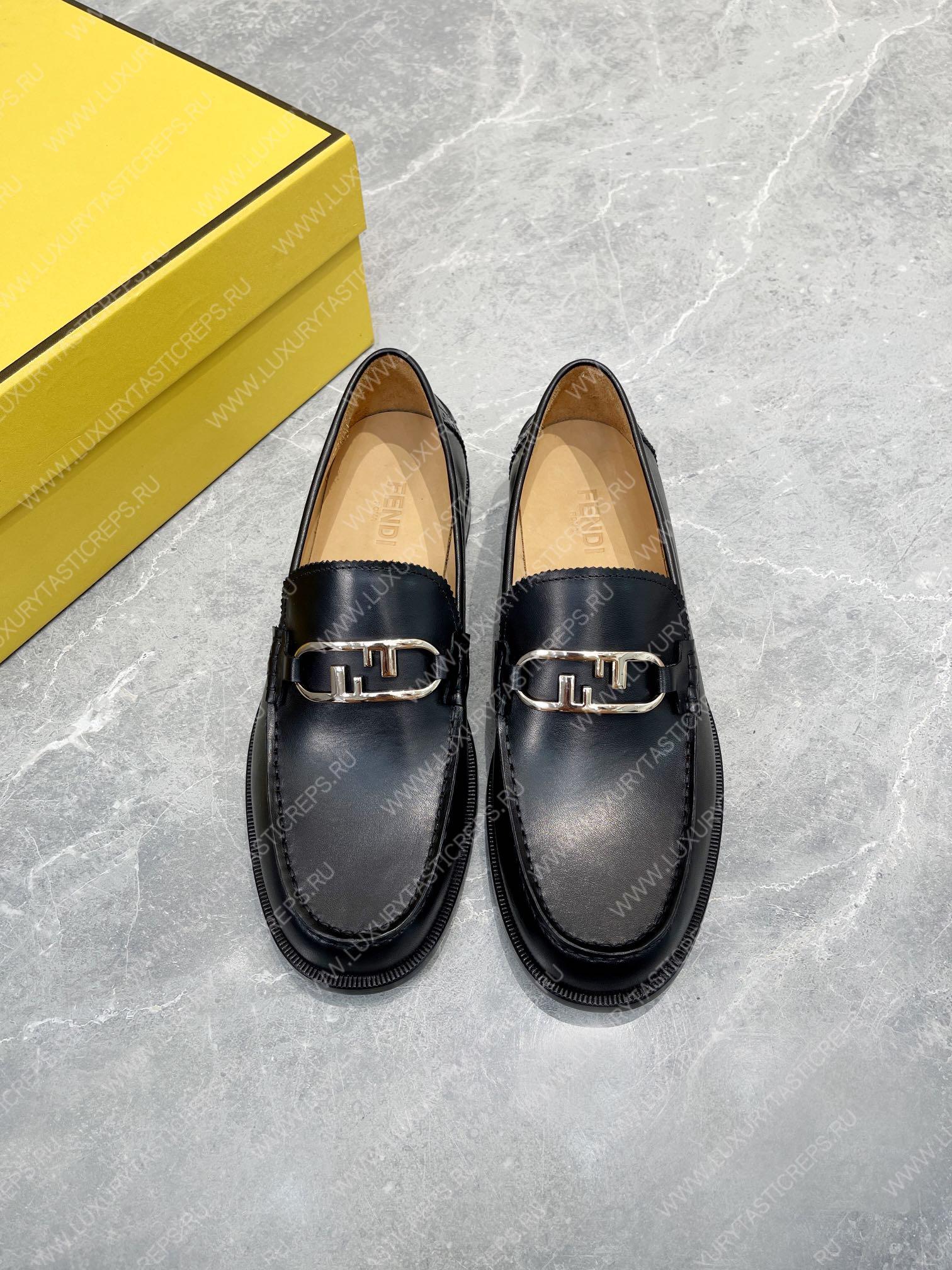 F**di loafers black 7d1546ak1uf0abb