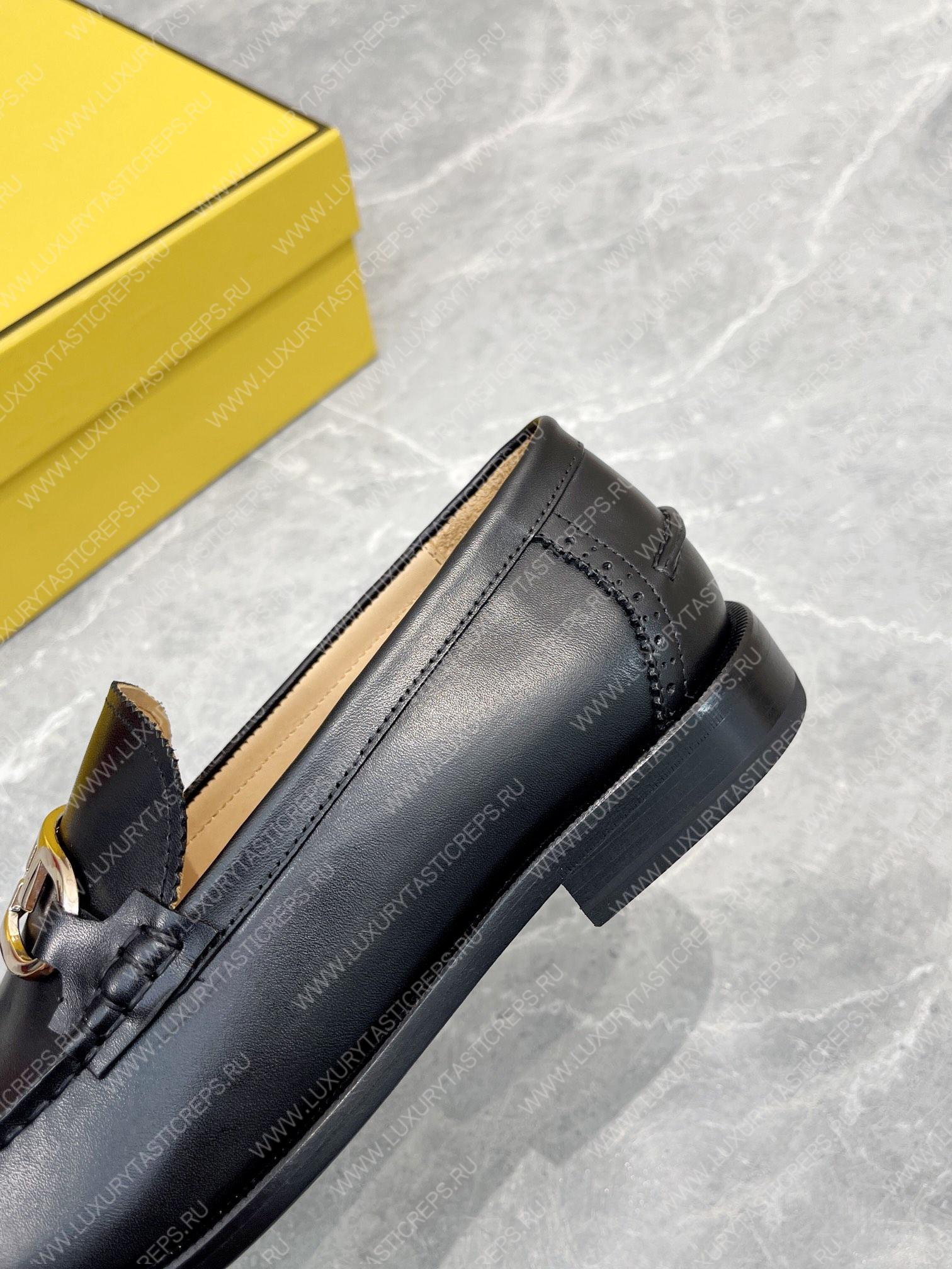 F**di loafers black 7d1546ak1uf0abb