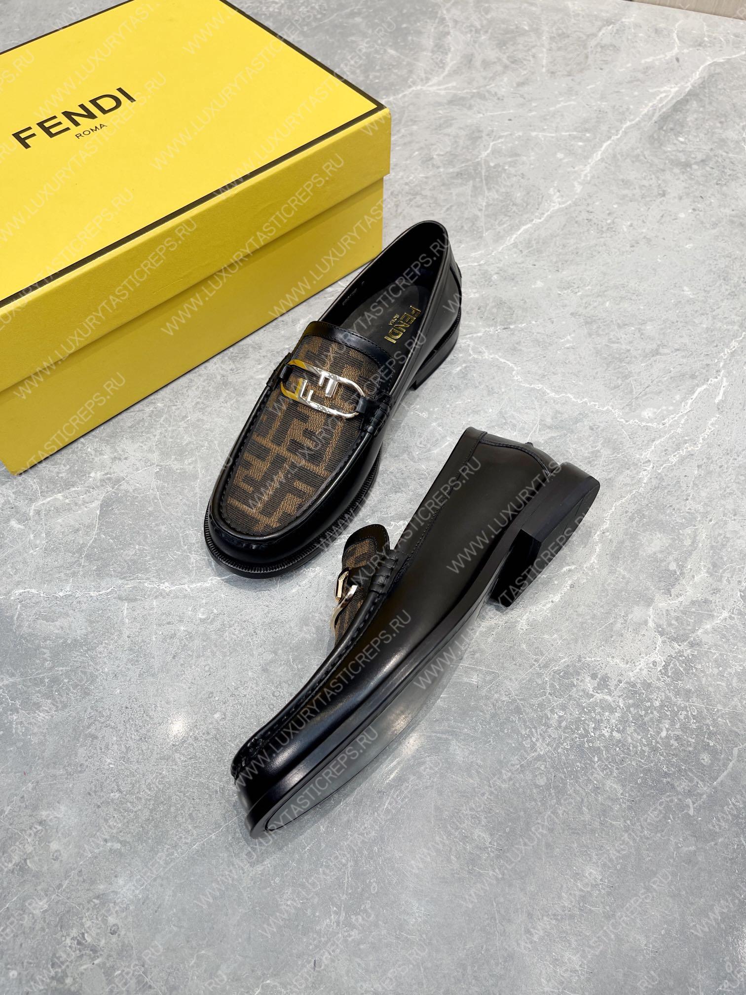 F**di o’clock loafers black 7d1550ajzff0r7r