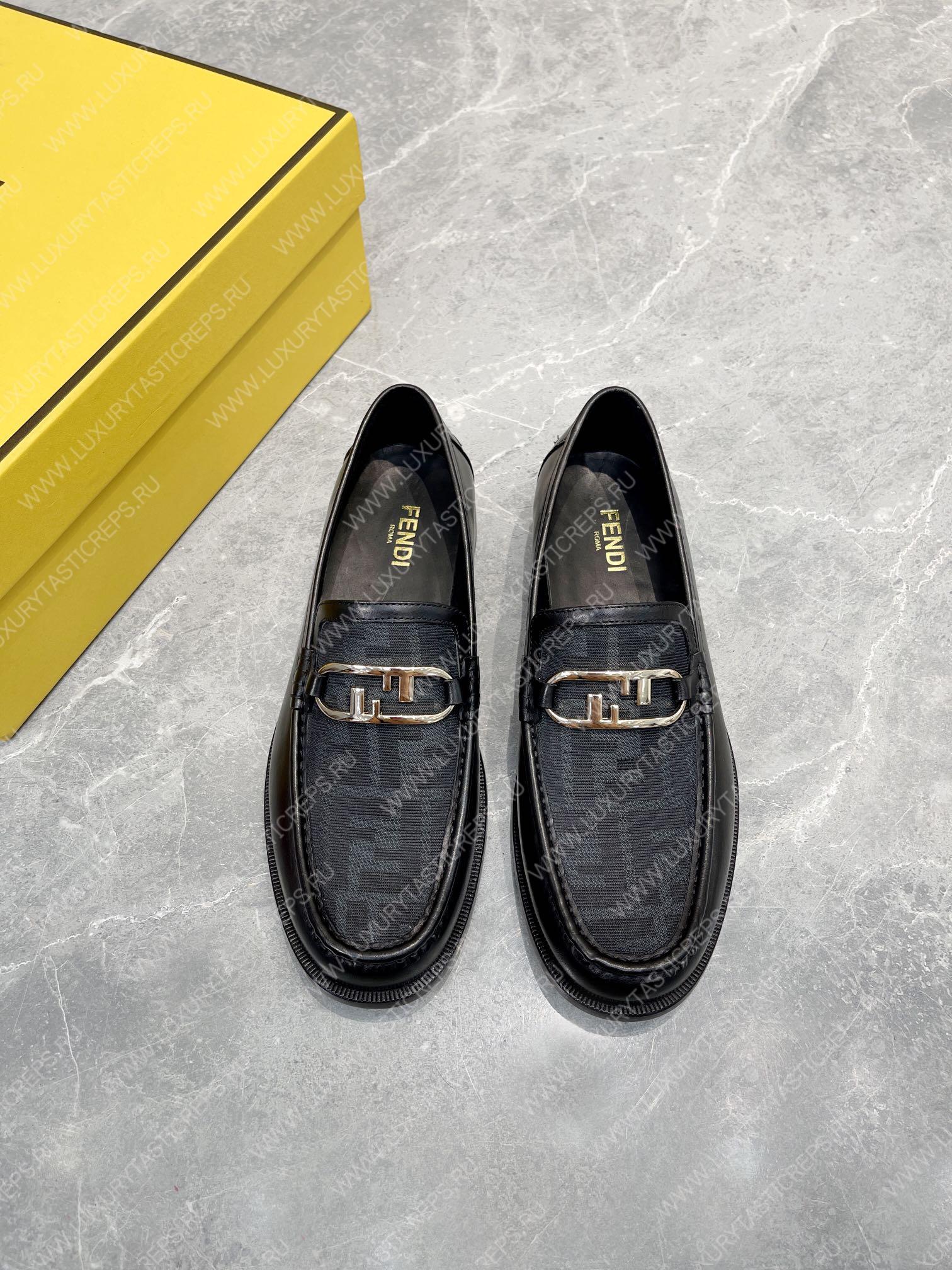 F**di o’clock loafers black 7d1550ajzff0r7r