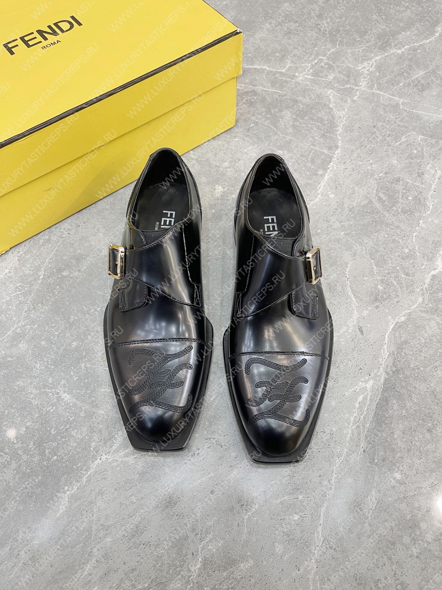 F**di loafers black 723176