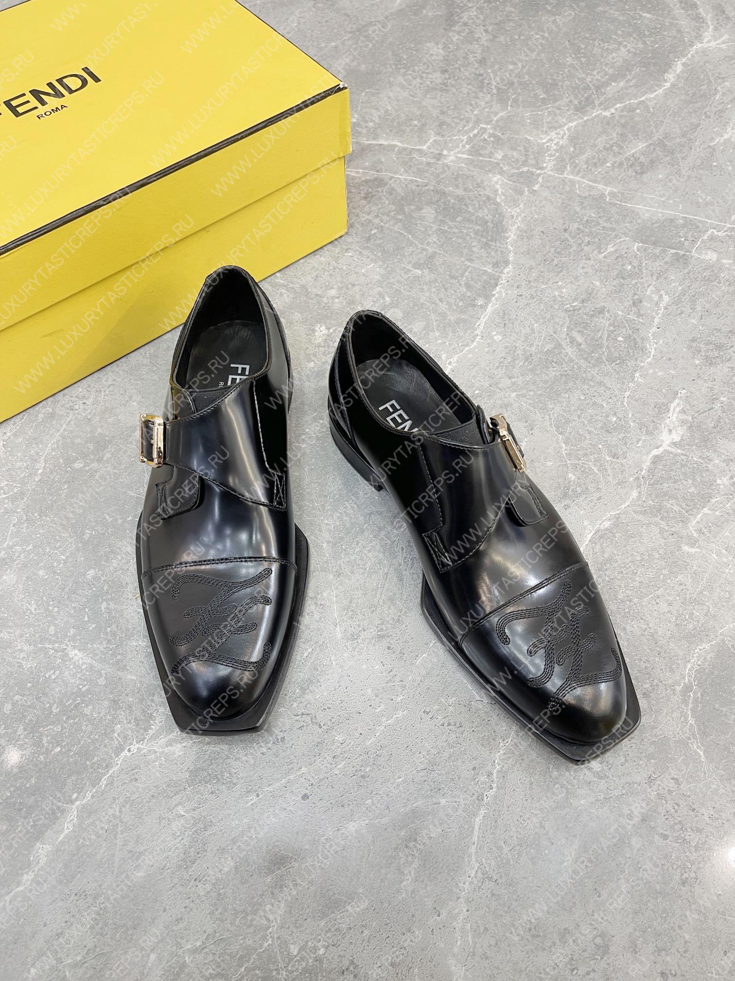 F**di loafers black 723176