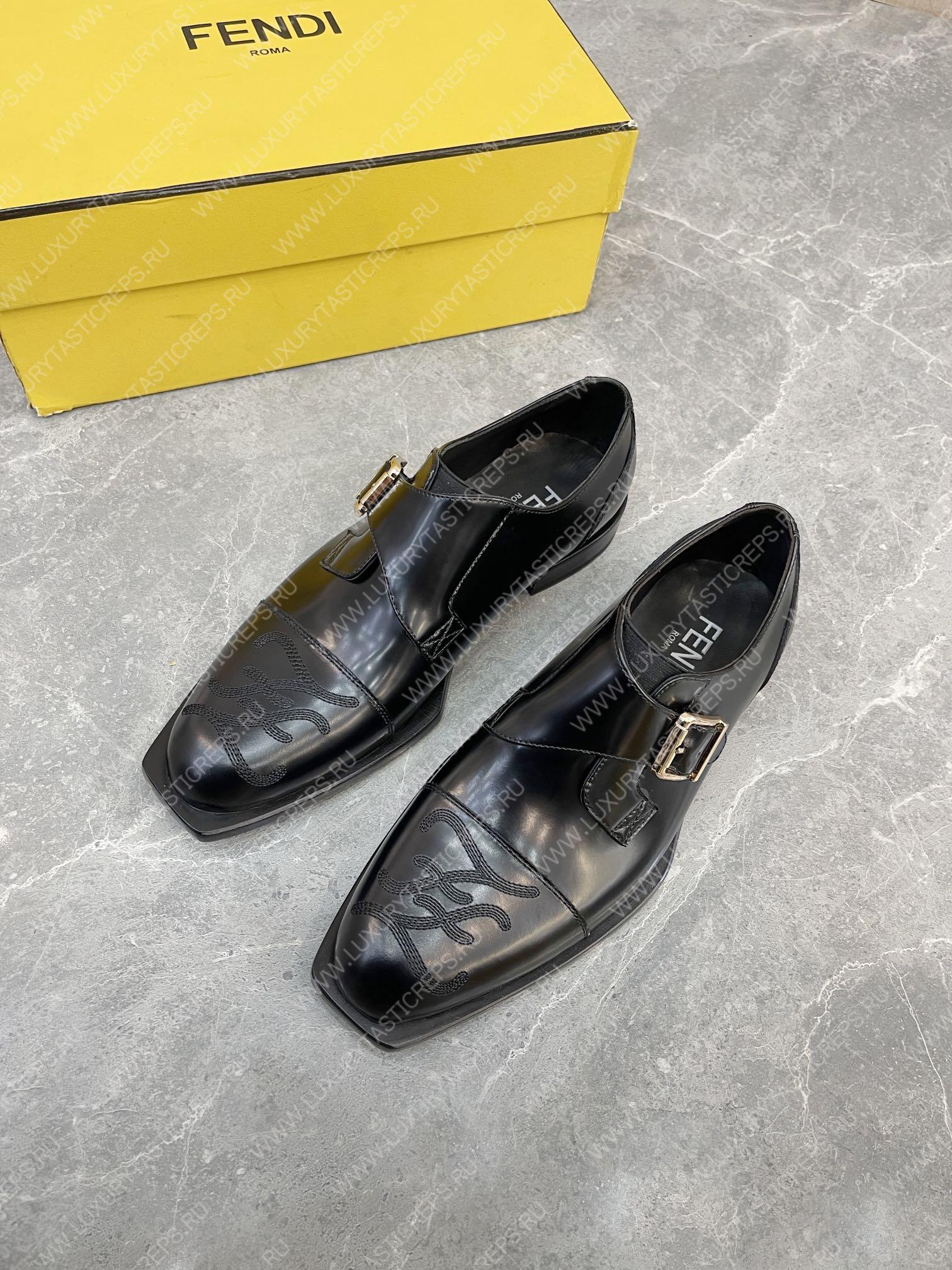 F**di loafers black 723176