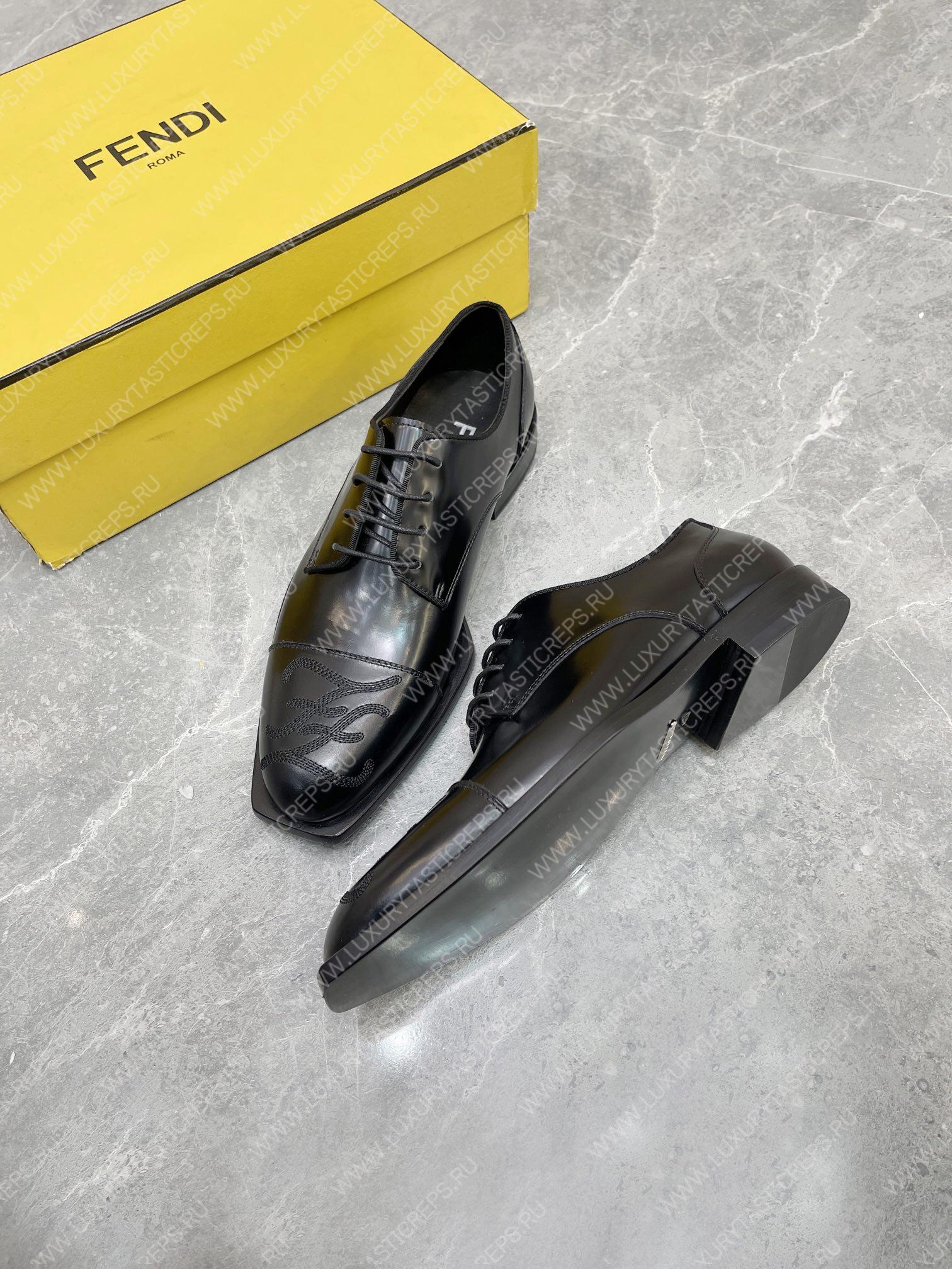 F**di loafers black 723176