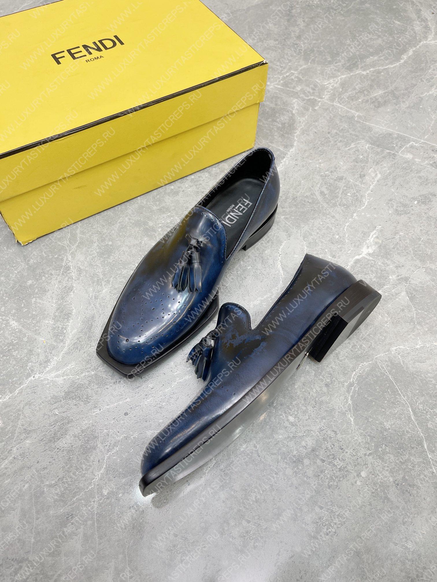 F**di loafers blue 723176