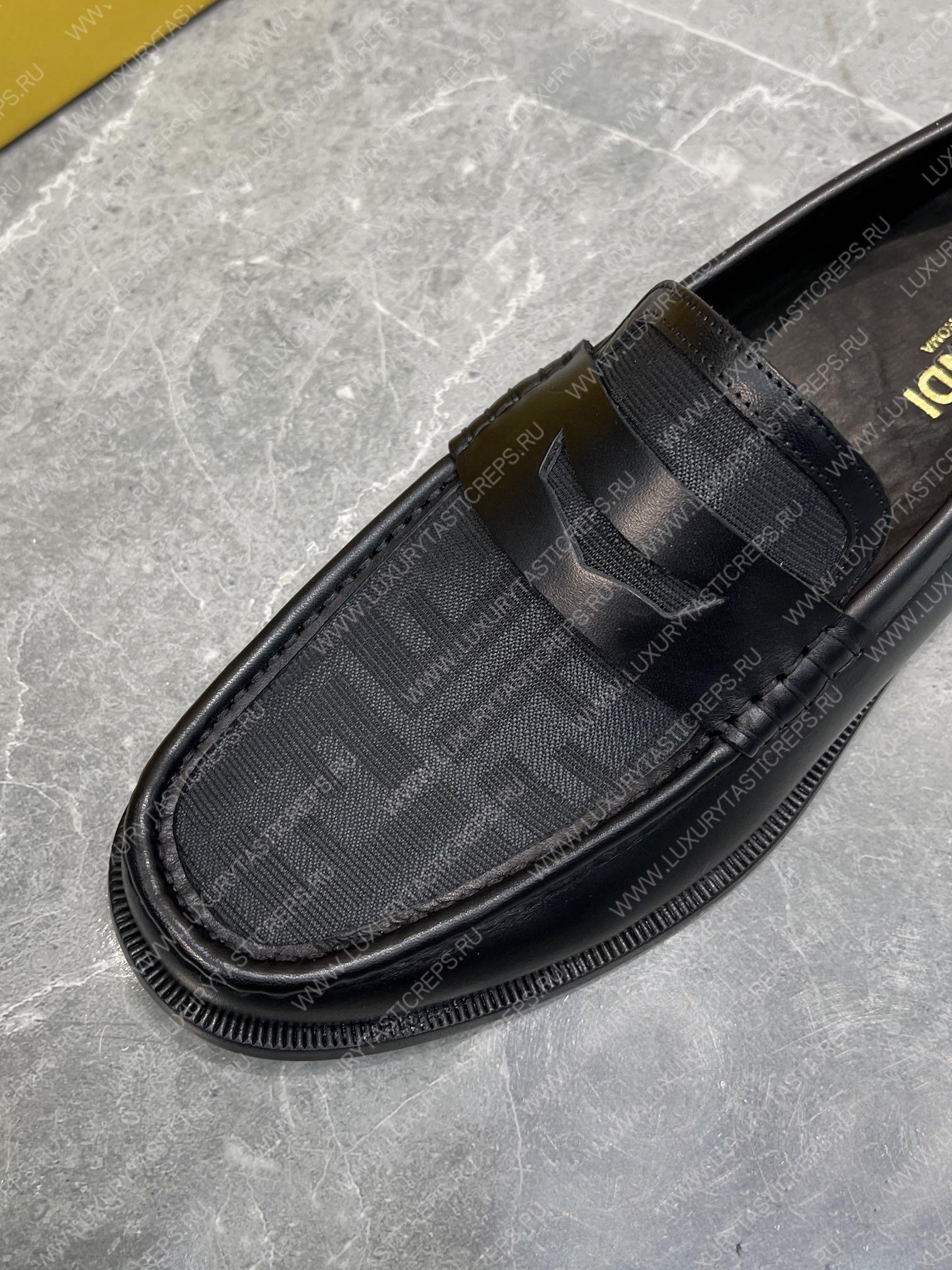 F**di o’lock driving loafers black 7d1561a
