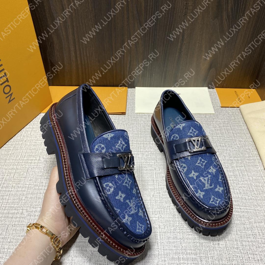 l**is V*t*n major loafer blue 1a8yjz