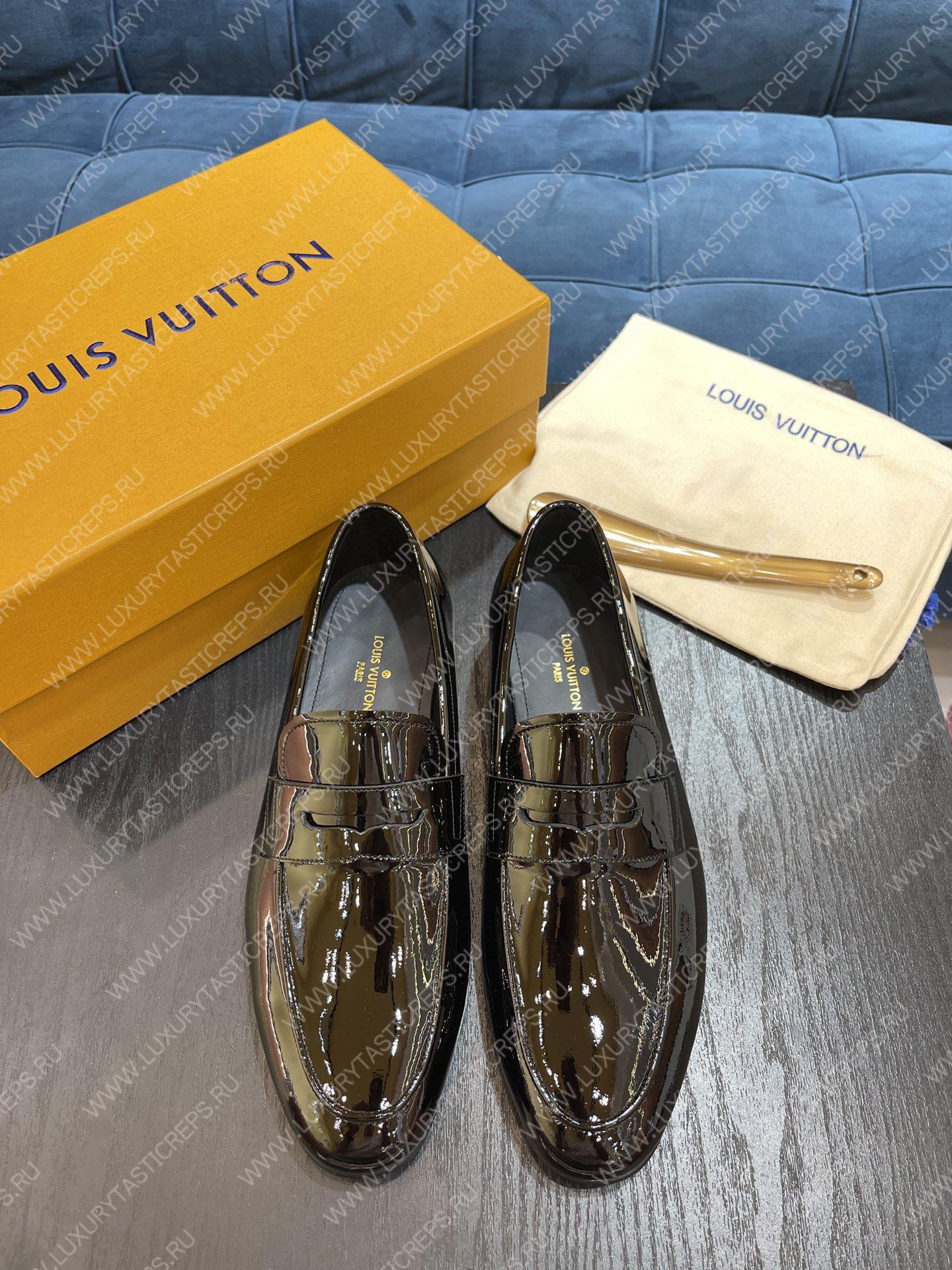 l**is V*t*n lv flex loafer dark green 1a9a9w