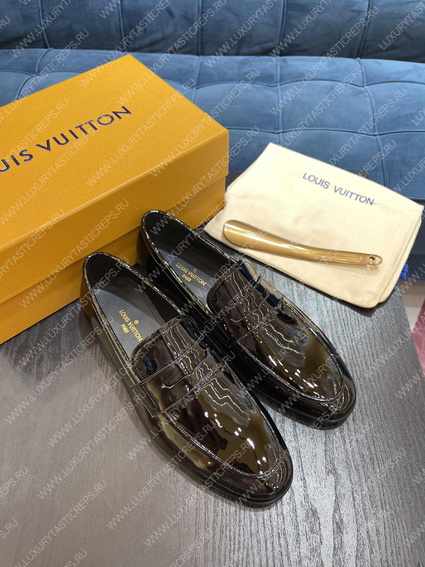 l**is V*t*n lv flex loafer dark green 1a9a9w