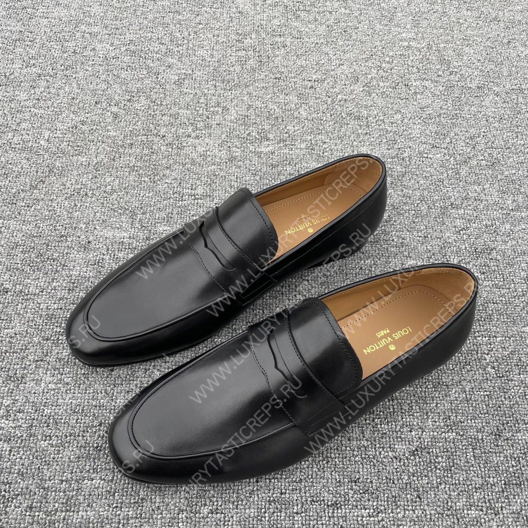 l**is V*t*n lv glove loafer black 1a9a9w