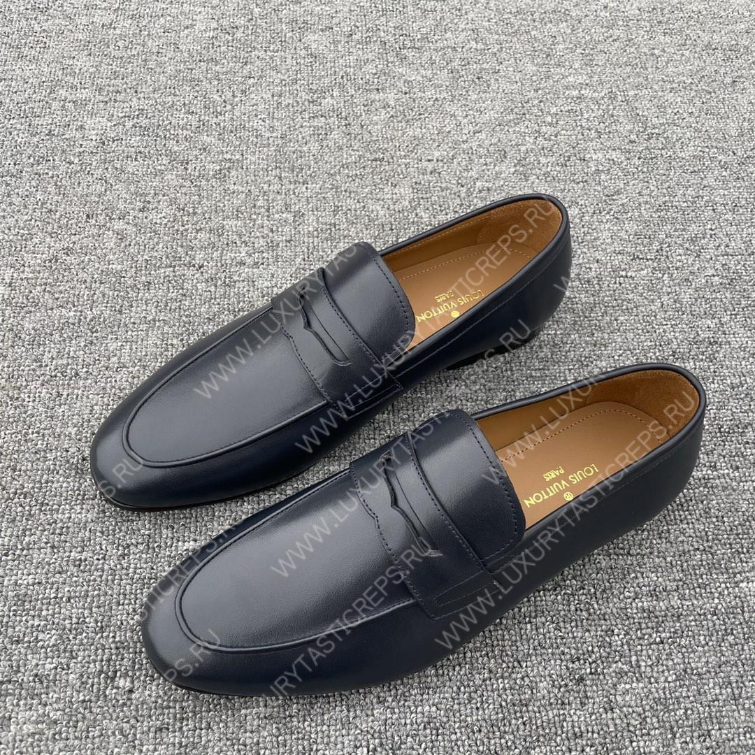 l**is V*t*n lv glove loafer black 1a9a9w