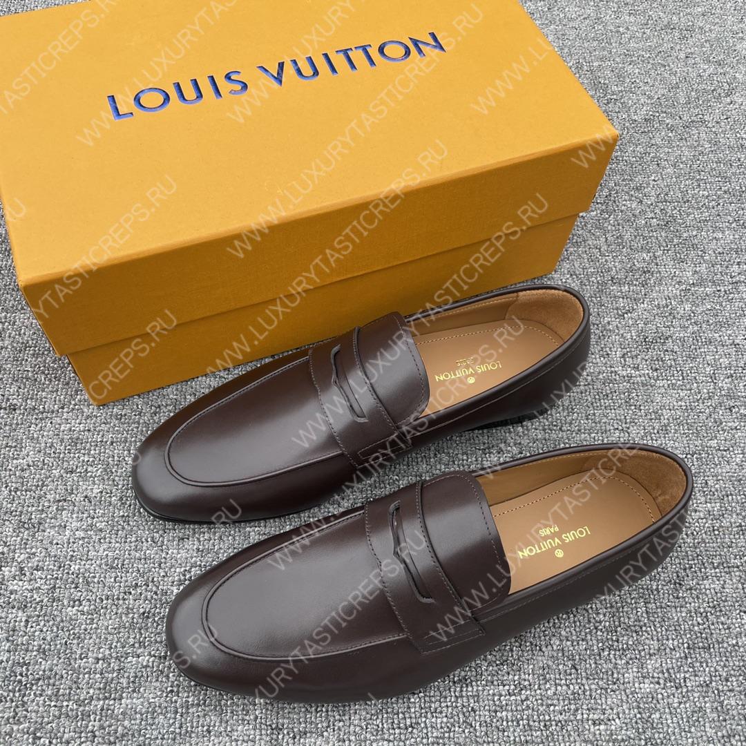l**is V*t*n lv glove loafer brown 1a9a9w