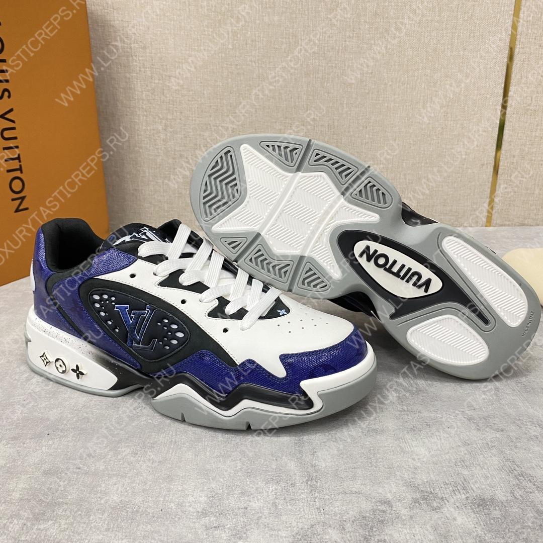 l**is V*t*n trainer sneaker blue/white 4523457