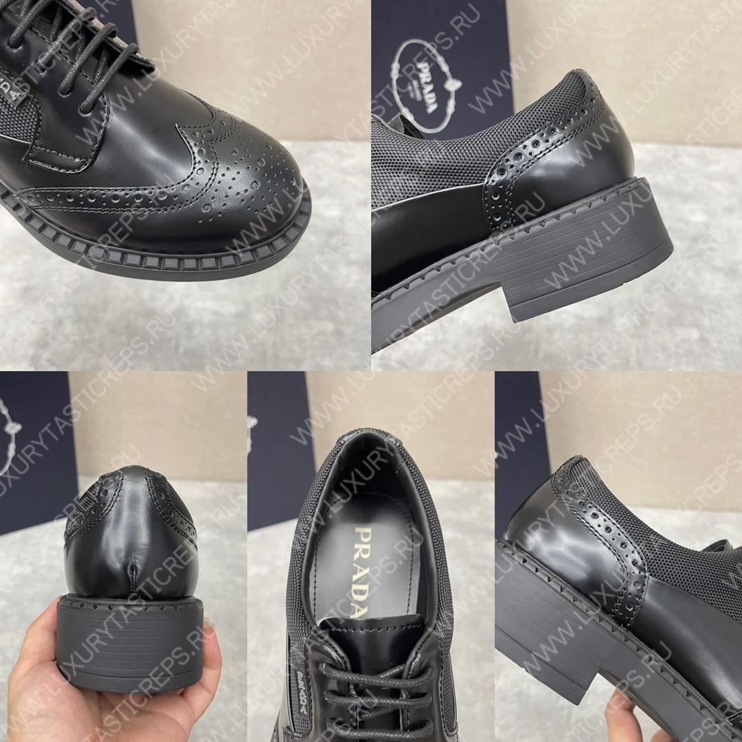 Pra*a derby brogue shoes black 2ee307