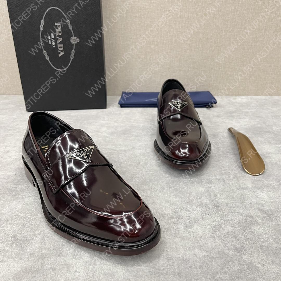 Pra*a loafers burgundy 2db180