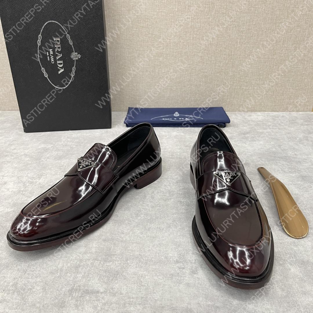 Pra*a loafers burgundy 2db180