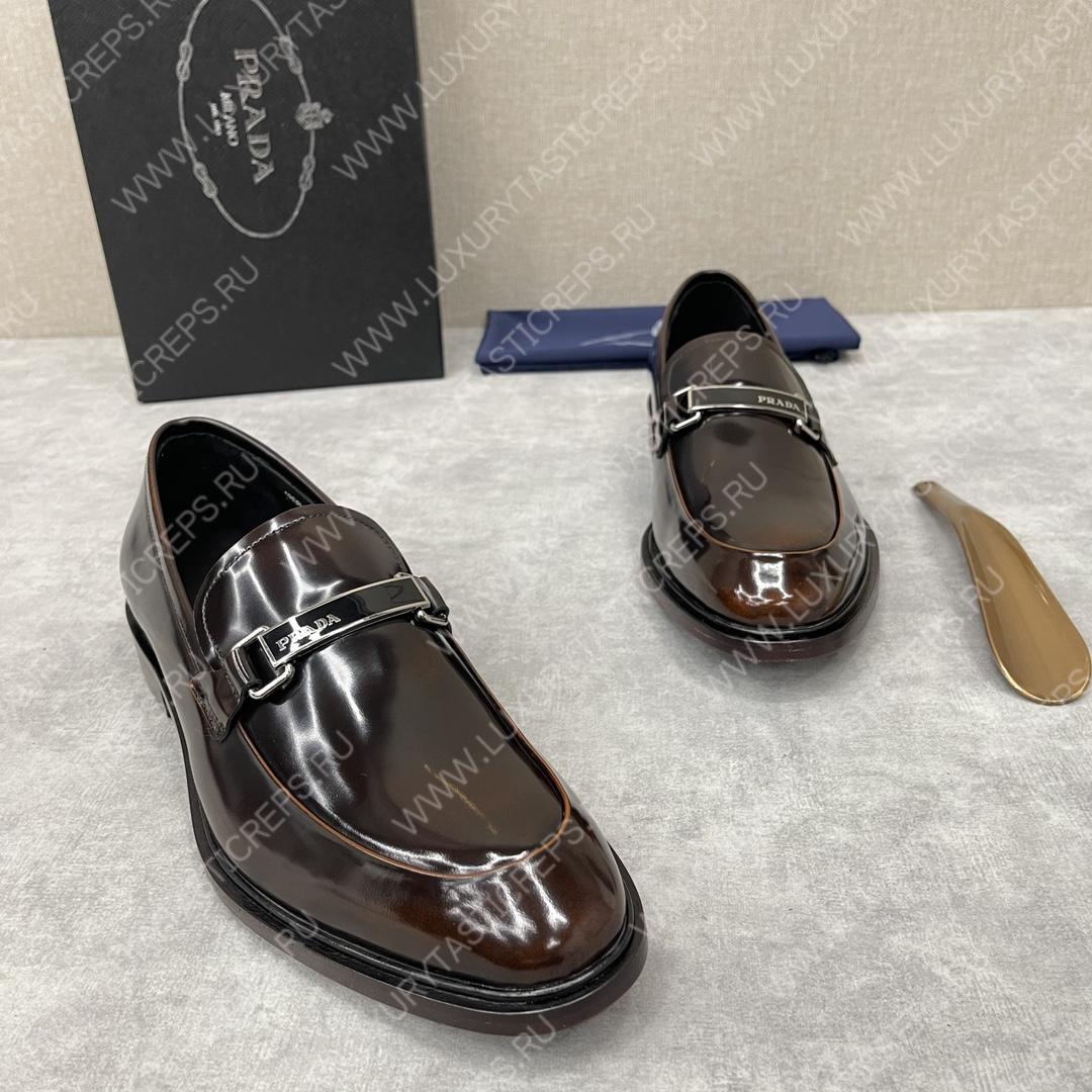 Pra*a loafers black and brown 2db180