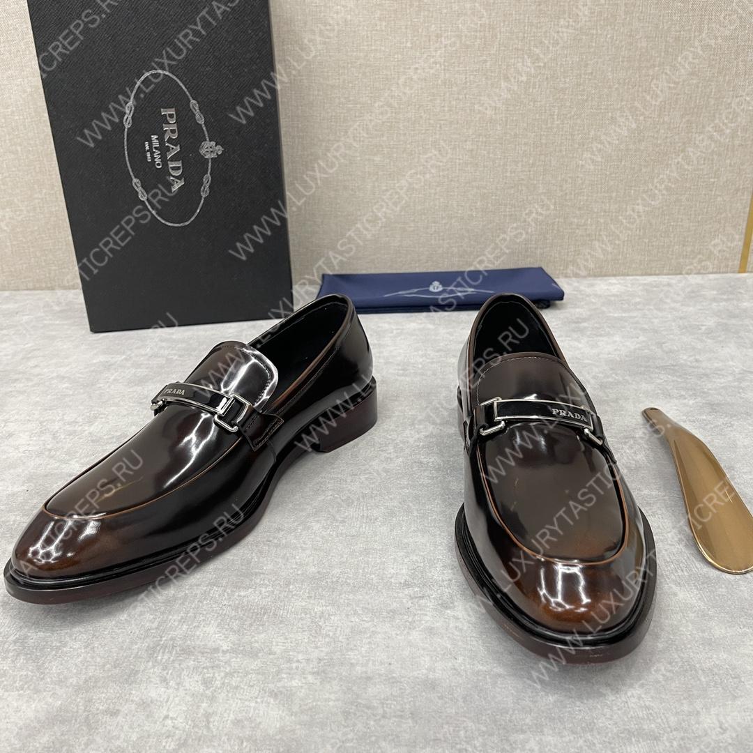 Pra*a loafers black and brown 2db180