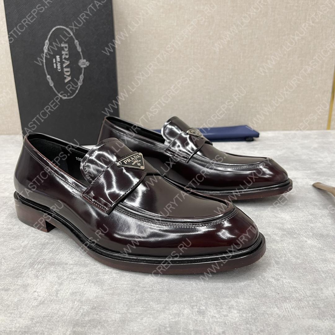 Pra*a loafers burgundy 2db180