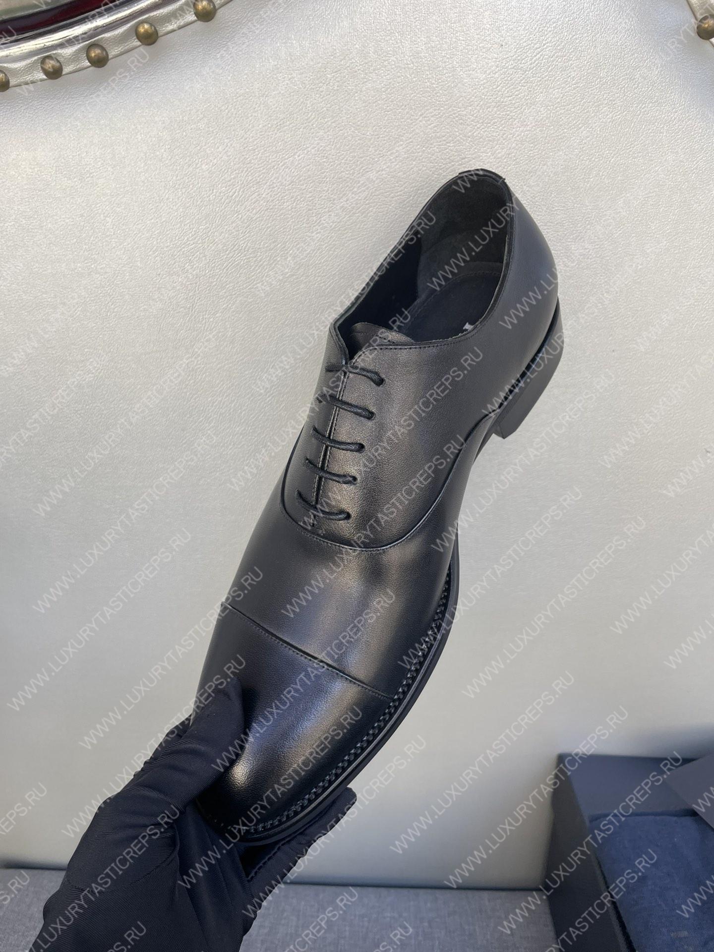 Pra*a brushed leather derby shoes black 2eb1746