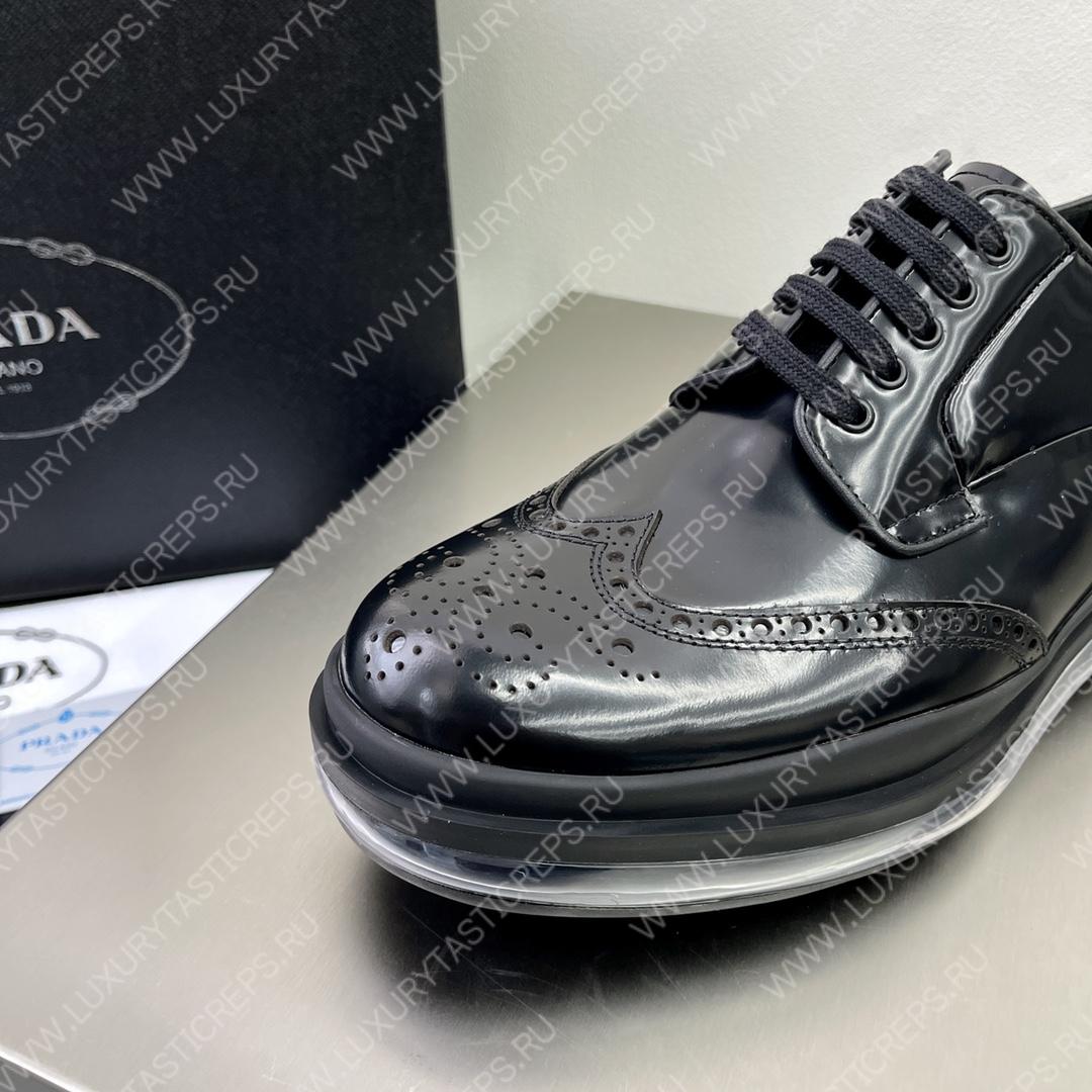 Pra*a derby brogue black 2eg299
