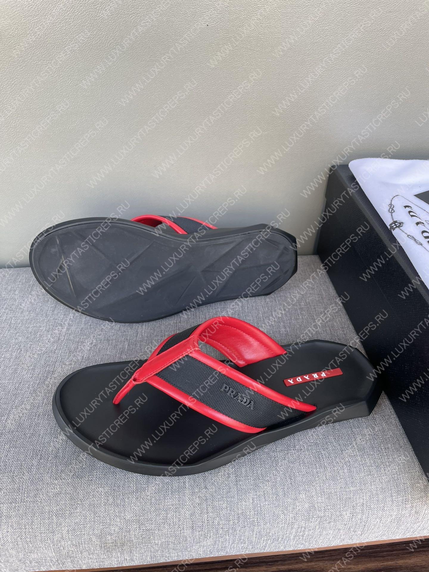 Pra*a rubber slipper red 1bx219