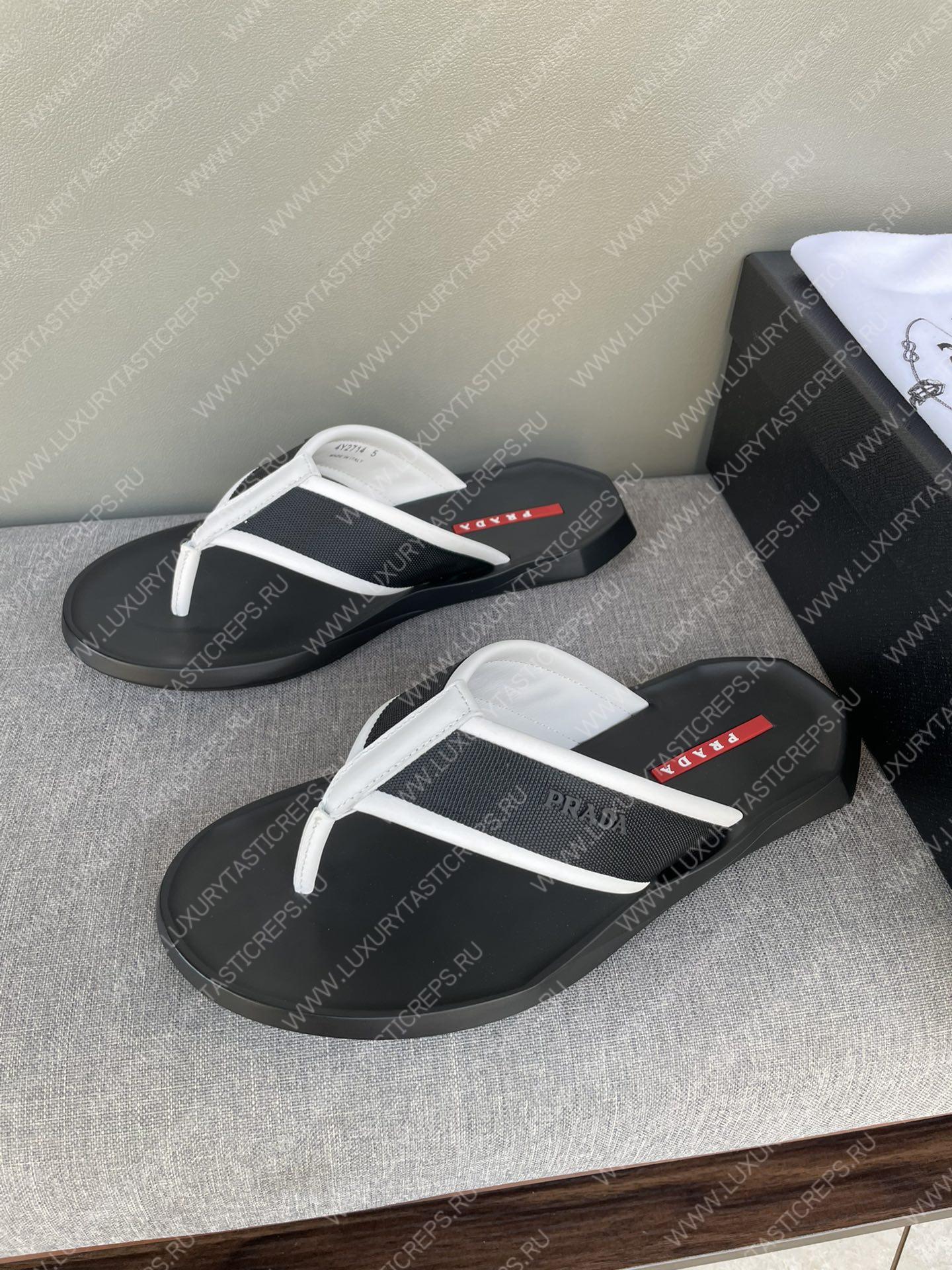 Pra*a rubber slipper white 1bx219