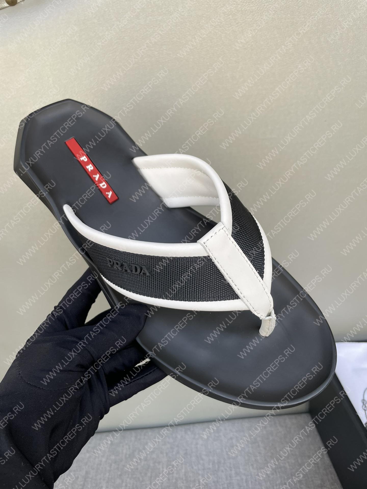 Pra*a rubber slipper white 1bx219