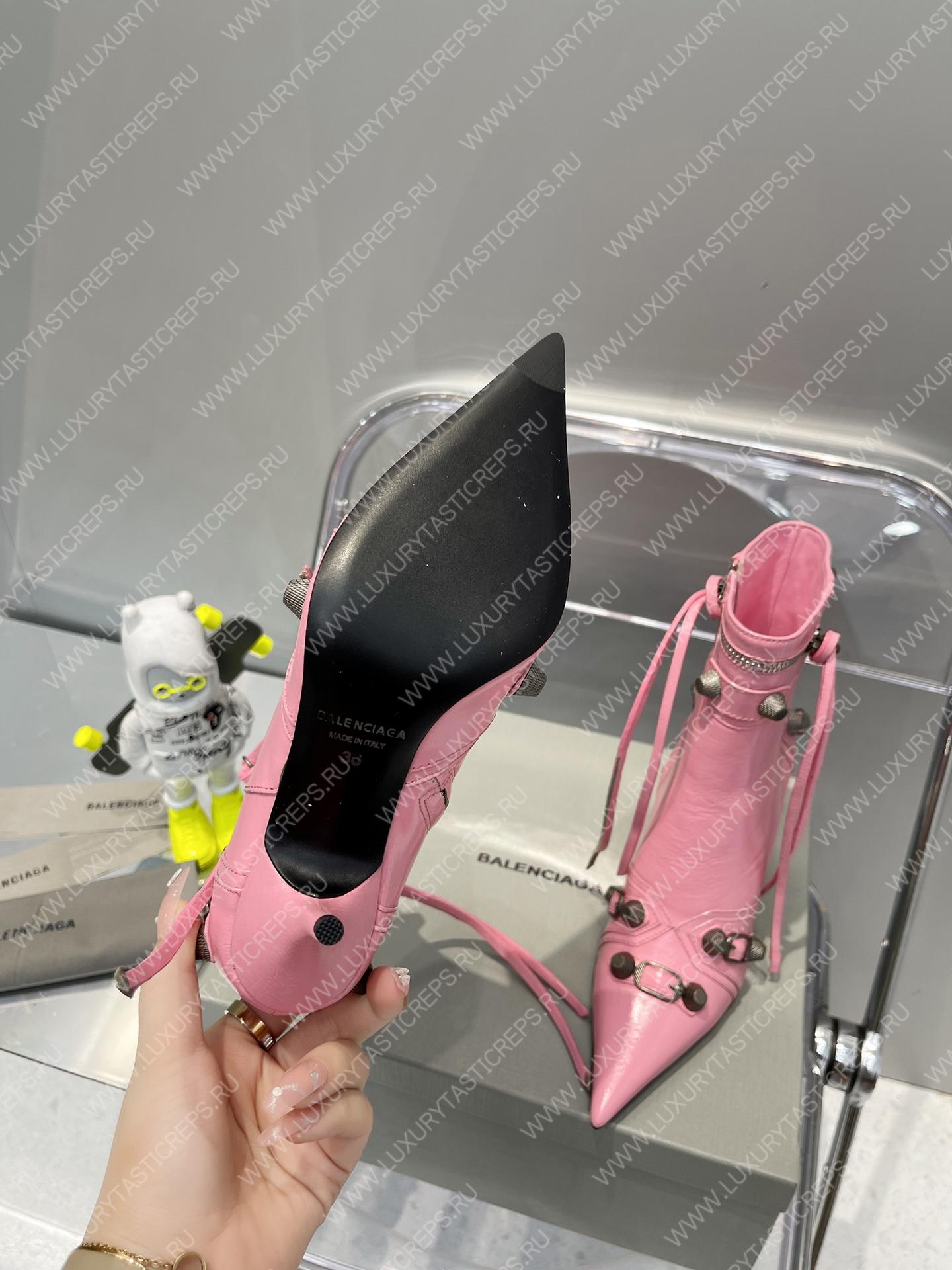 Ba*len*cia*ga women’s cagole 90mm bootie pink 694379wa