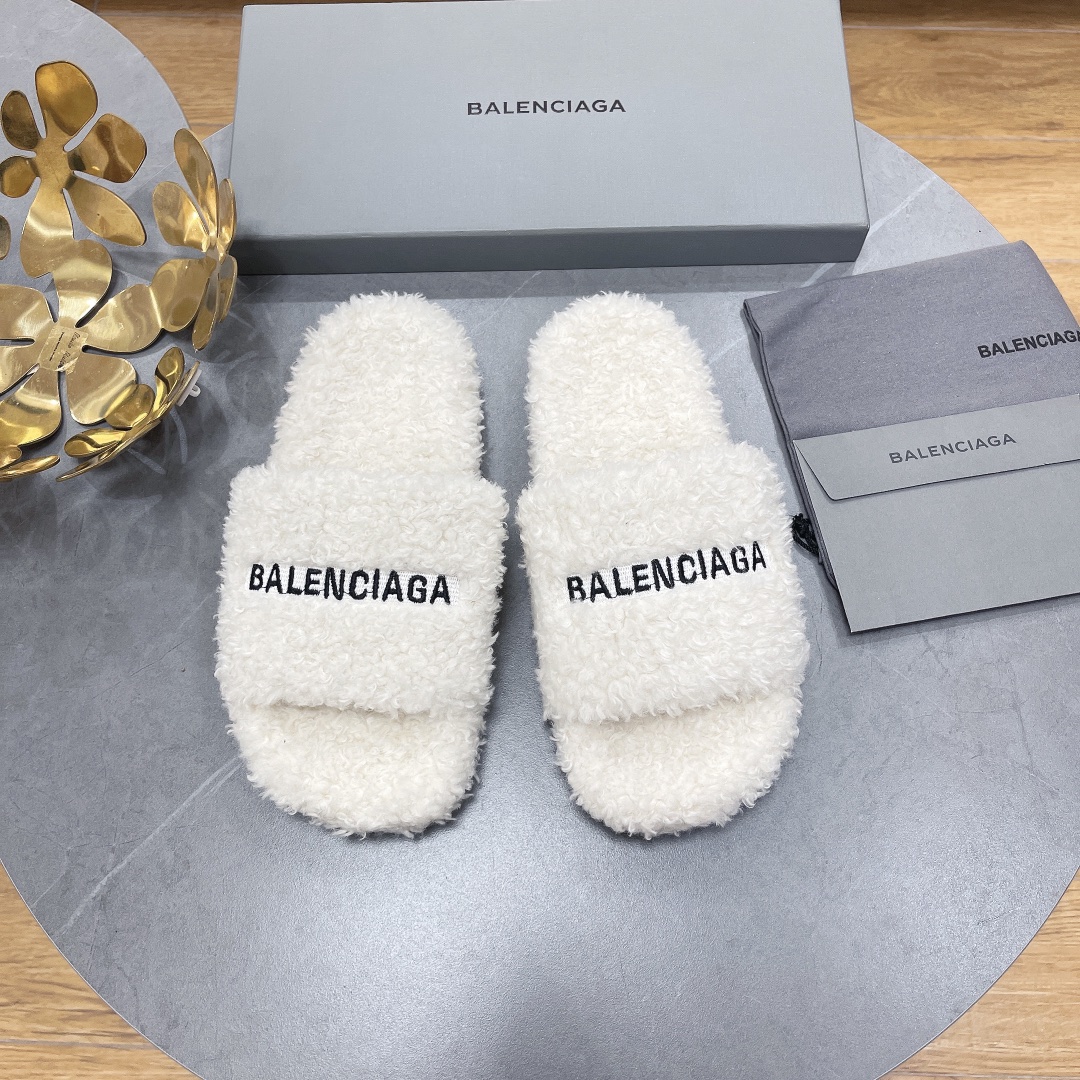 Ba*len*cia*ga slide white 654261w2do11096