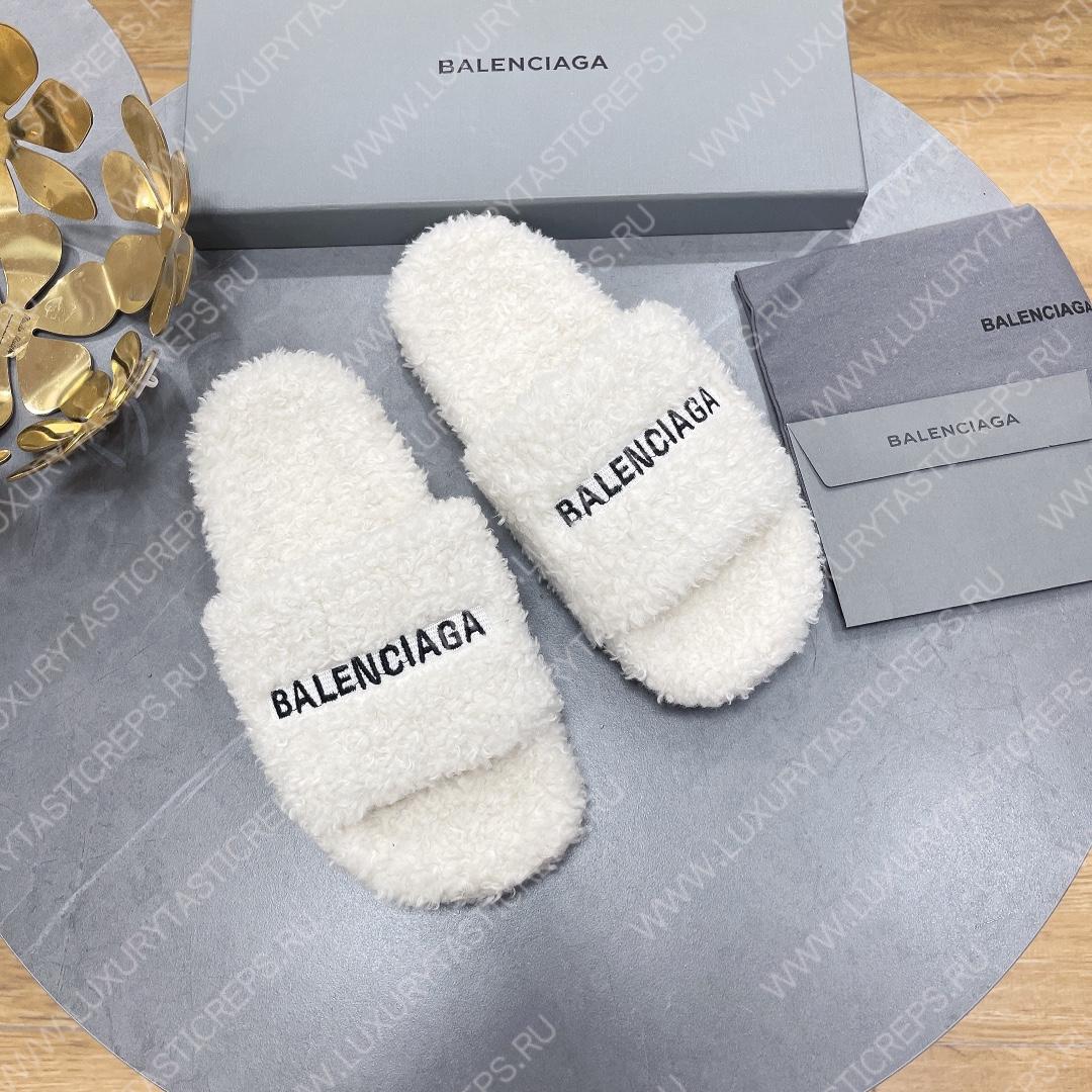 Ba*len*cia*ga slide white 654261w2do11096