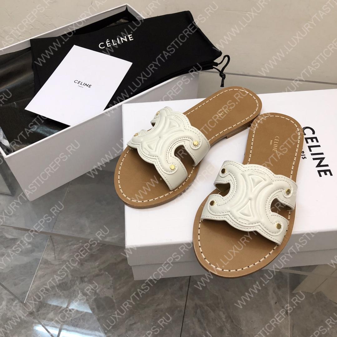 Ce**e triomphe mule white 352413093c
