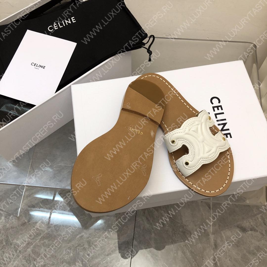 Ce**e triomphe mule white 352413093c