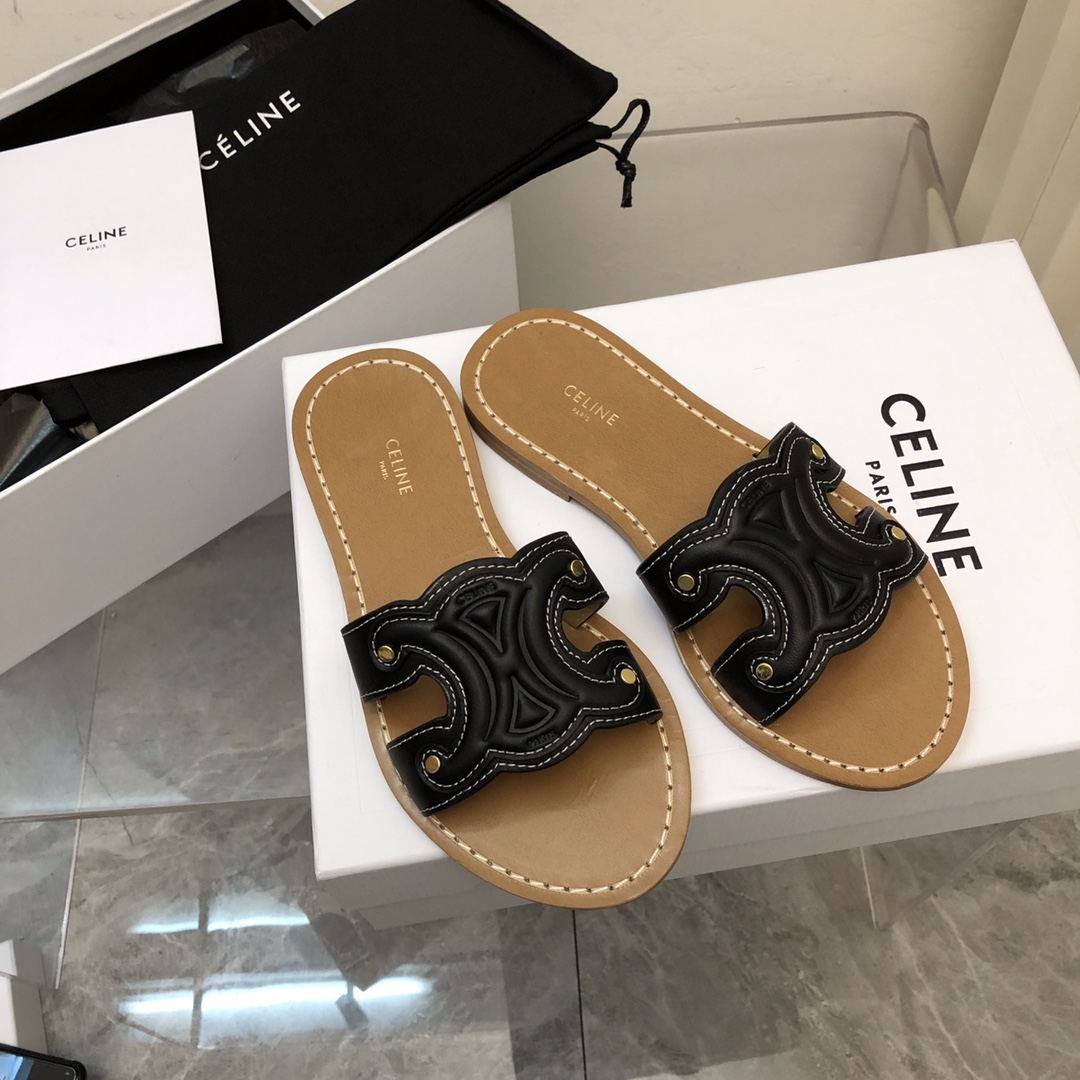 Ce**e triomphe mule black 352413093c