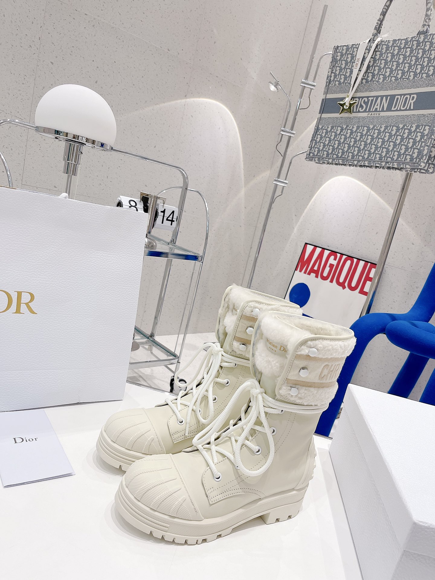 D*or d-major ankle boot white kdi704ves