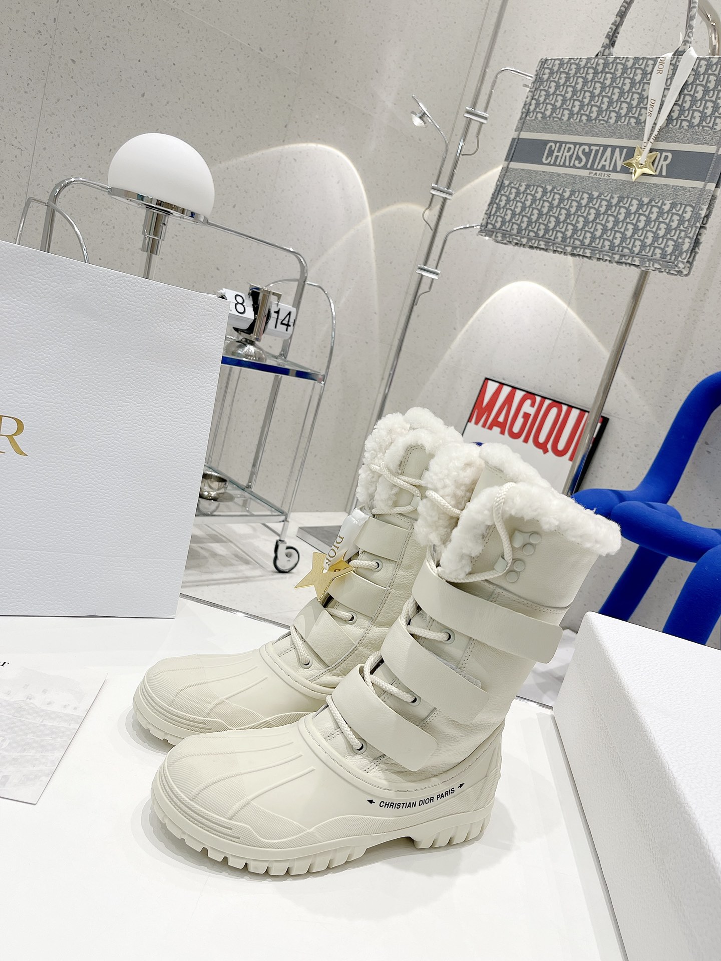 D*or d-leader ankle boot white kci733cqc