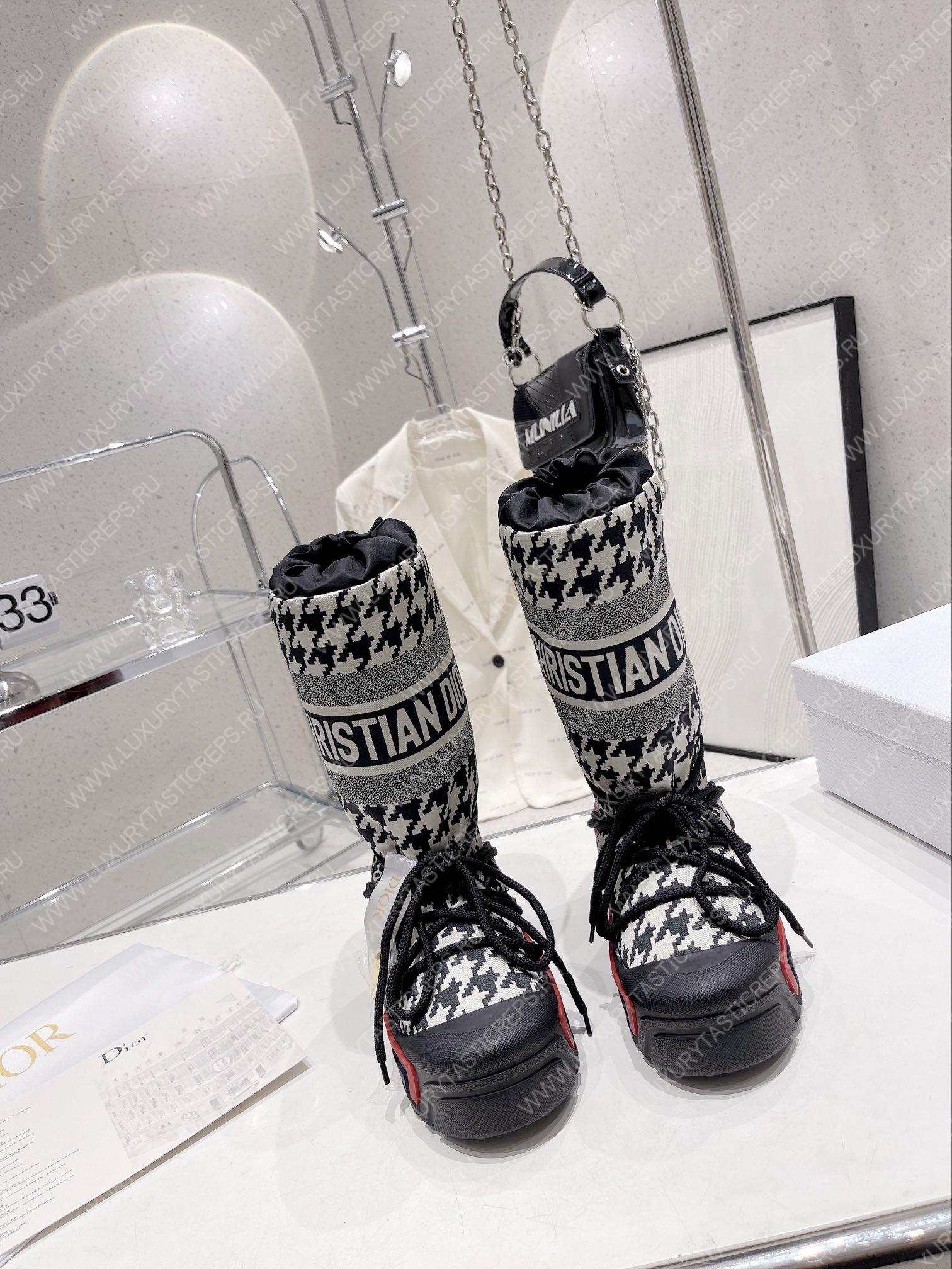 D*or alps snow boot kci685osy black/white