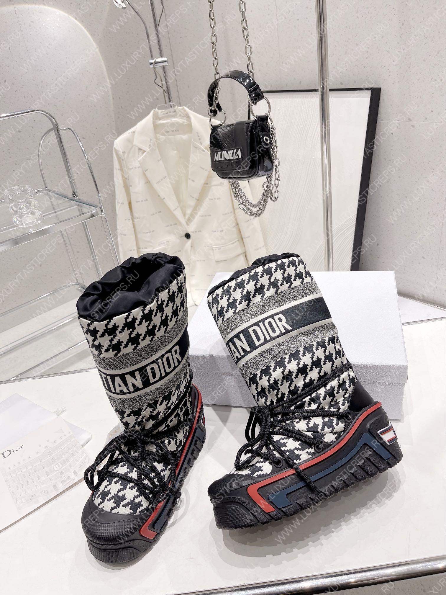 D*or alps snow boot kci685osy black/white