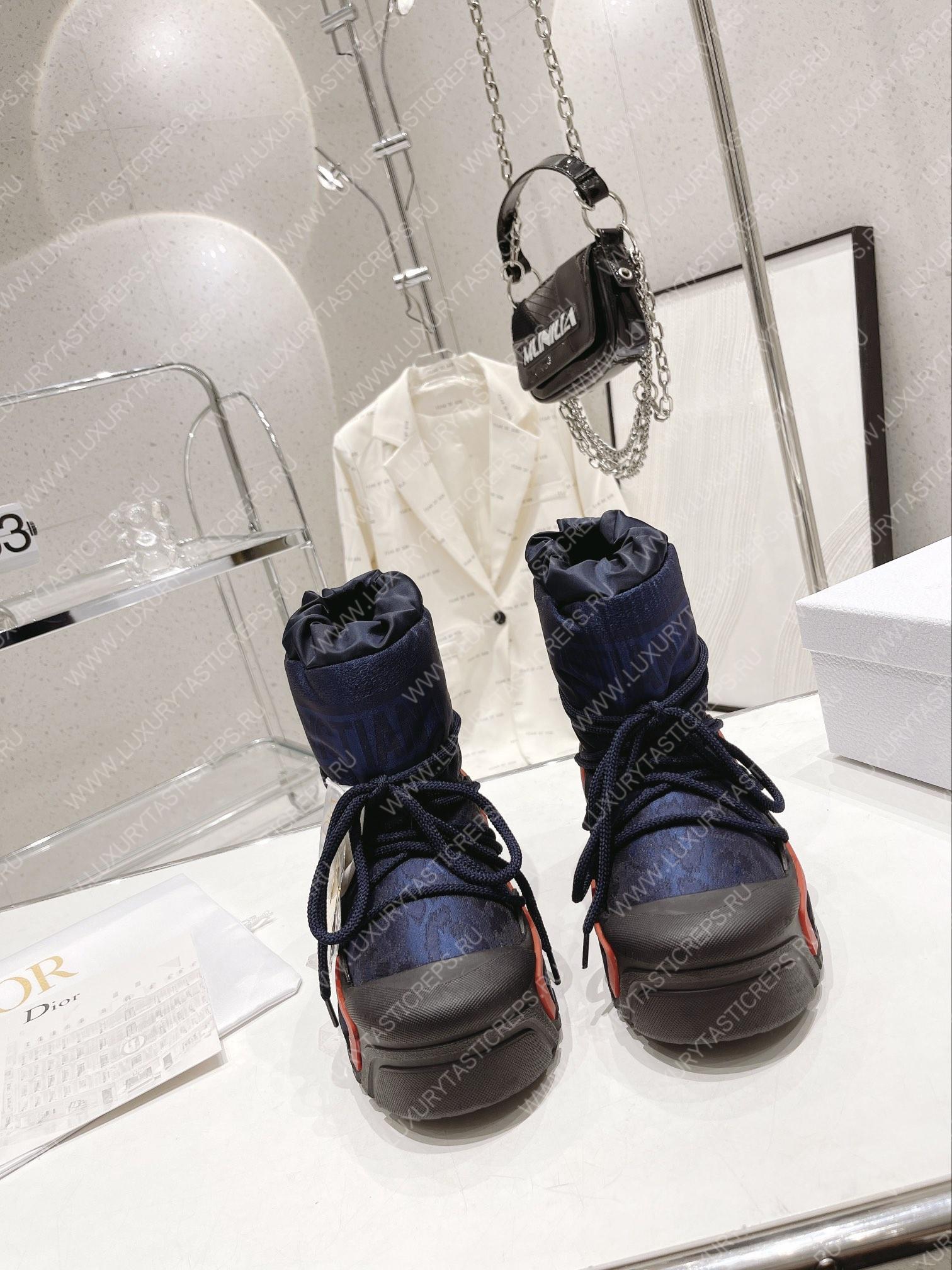 D*or alps snow ankle boot blue kci684lny