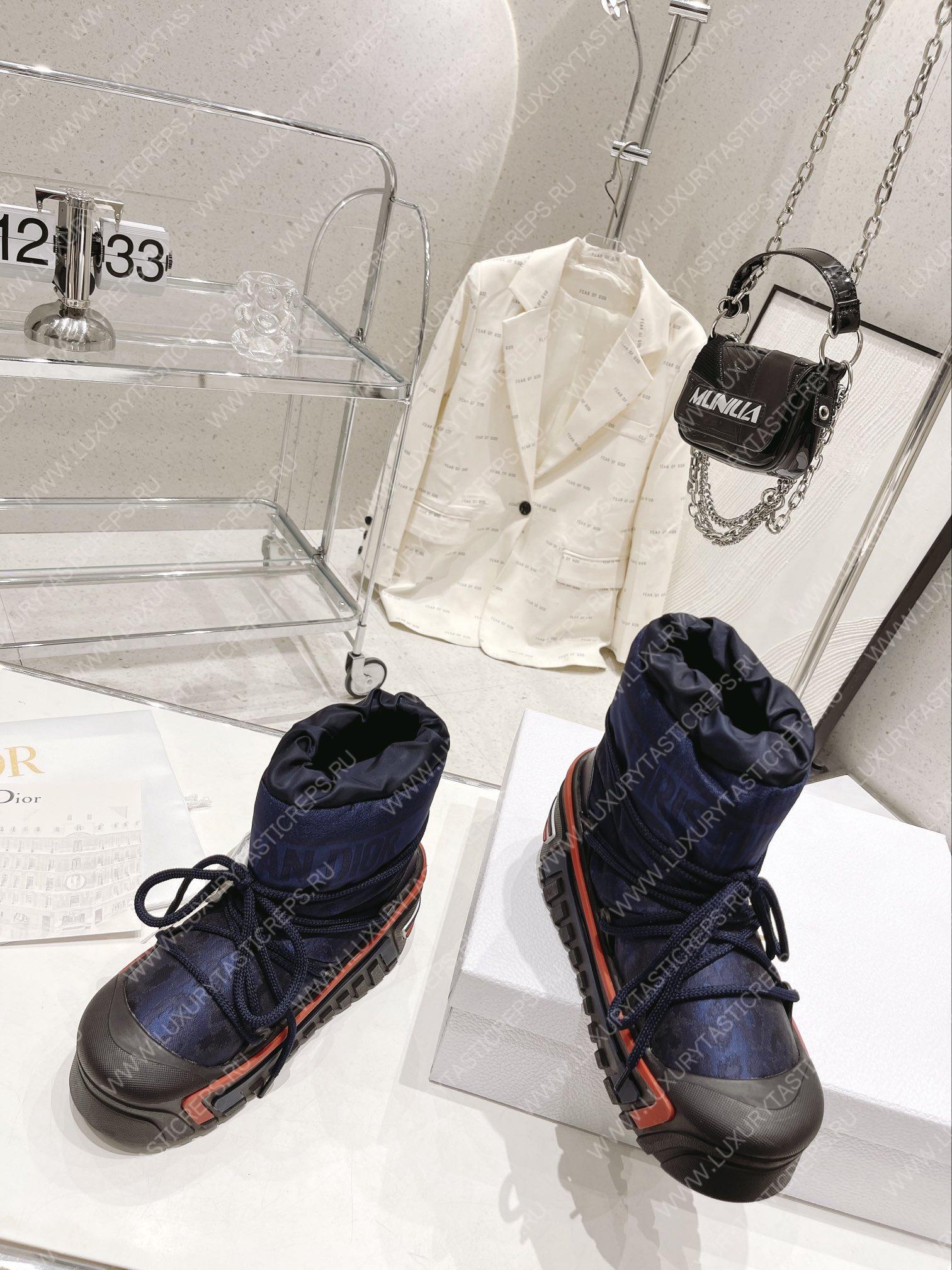 D*or alps snow ankle boot blue kci684lny