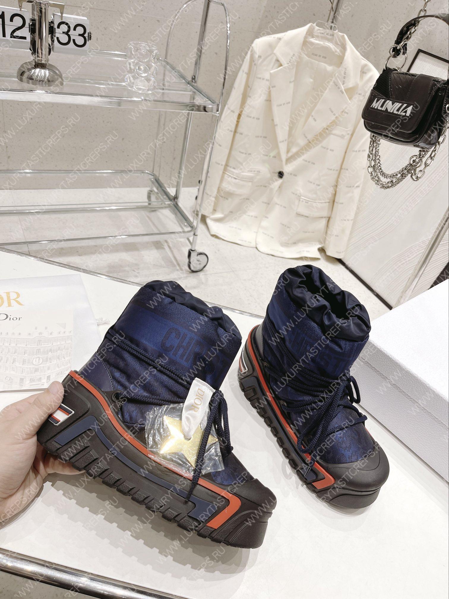 D*or alps snow ankle boot blue kci684lny