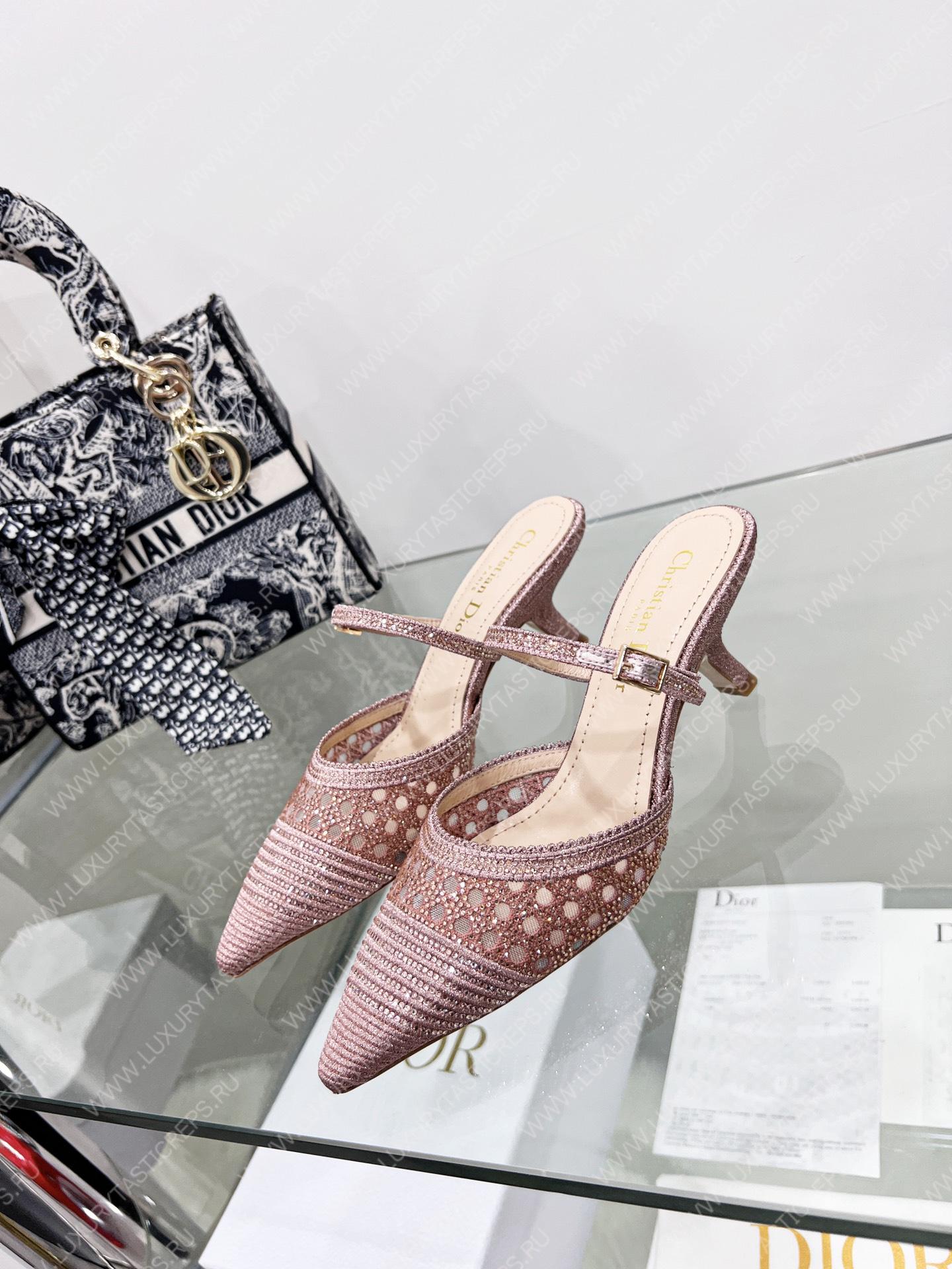 D*or capture heeled mule pink kcp927sry