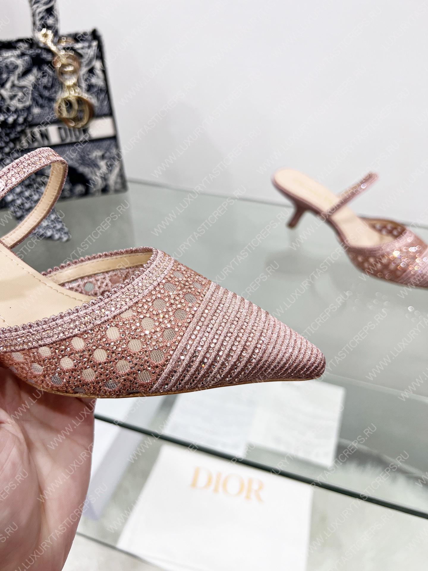 D*or capture heeled mule pink kcp927sry