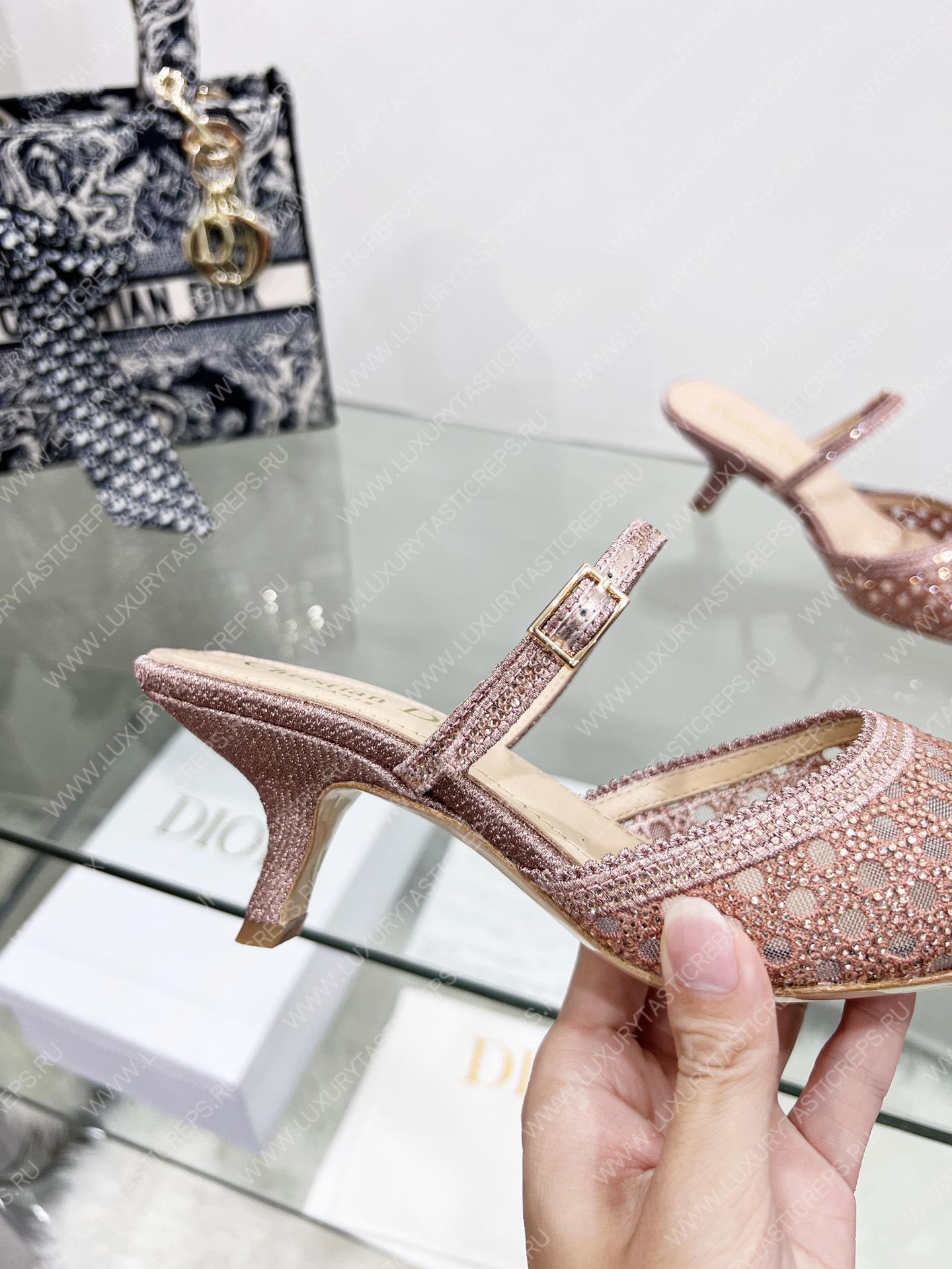 D*or capture heeled mule pink kcp927sry