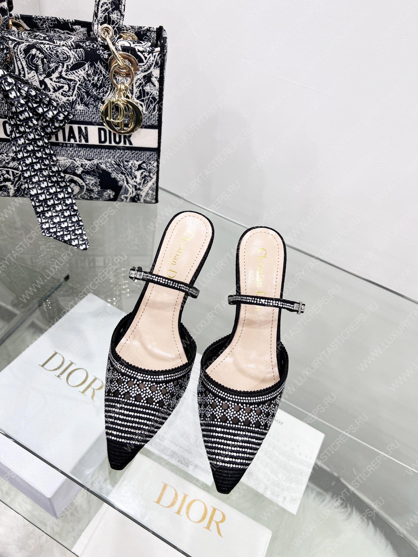 D*or capture heeled mule black kcp927sry