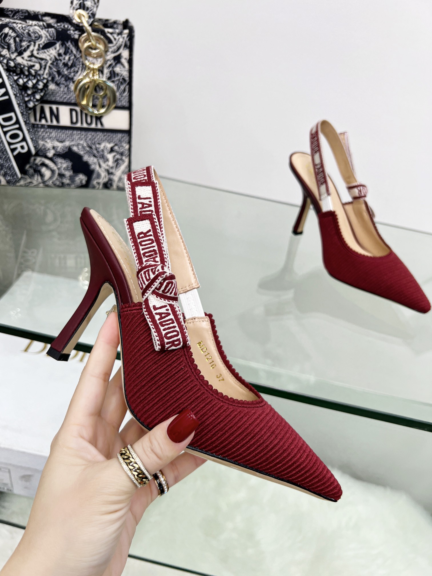 D*or j’aD*or slingback pump red kdc201tfl