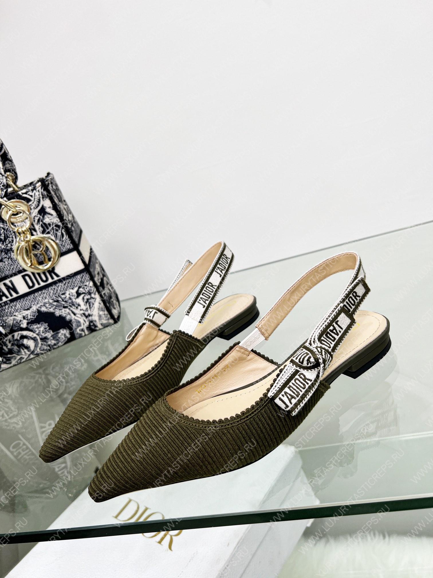 D*or j’aD*or slingback pump khaki kdc201tfl