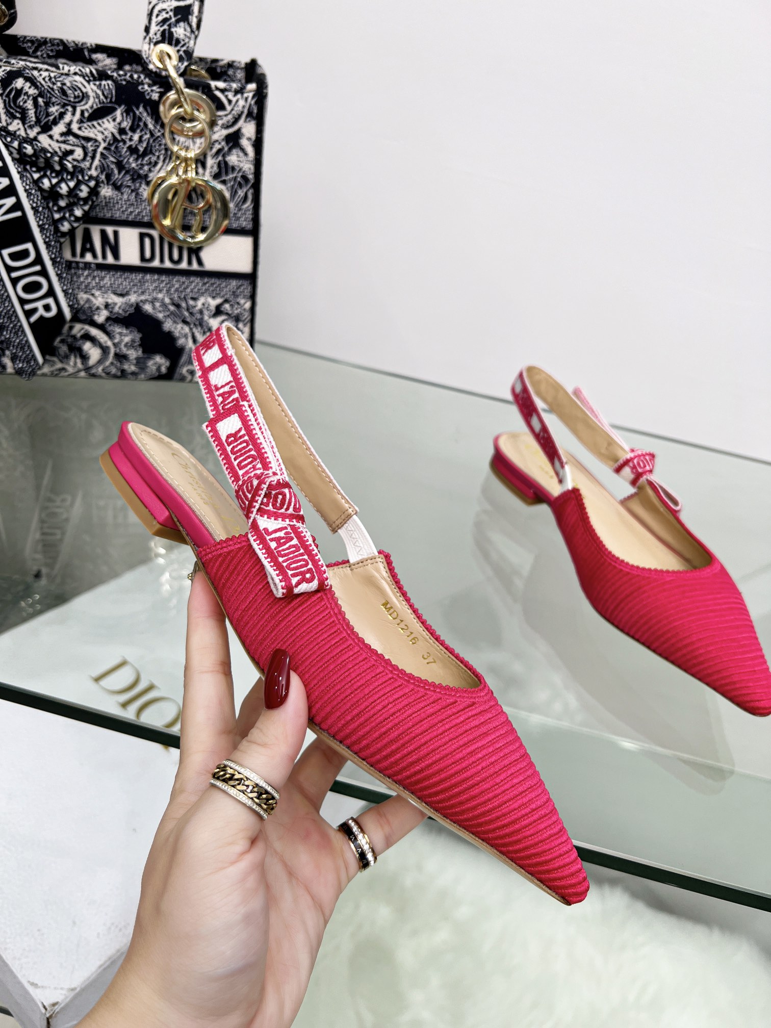 D*or j’aD*or slingback pump pink kdc201tfl
