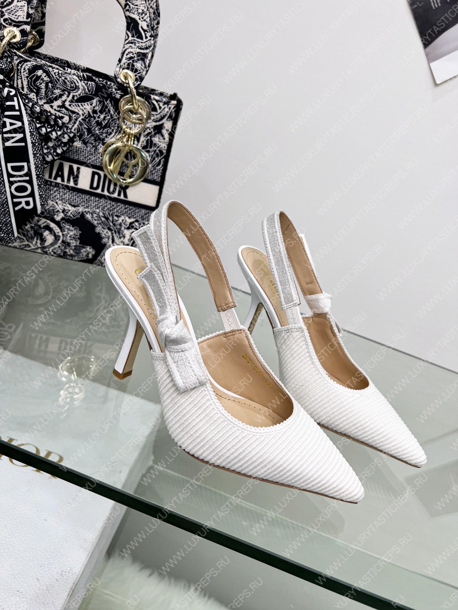 D*or j’aD*or slingback pump white kdc201tfl