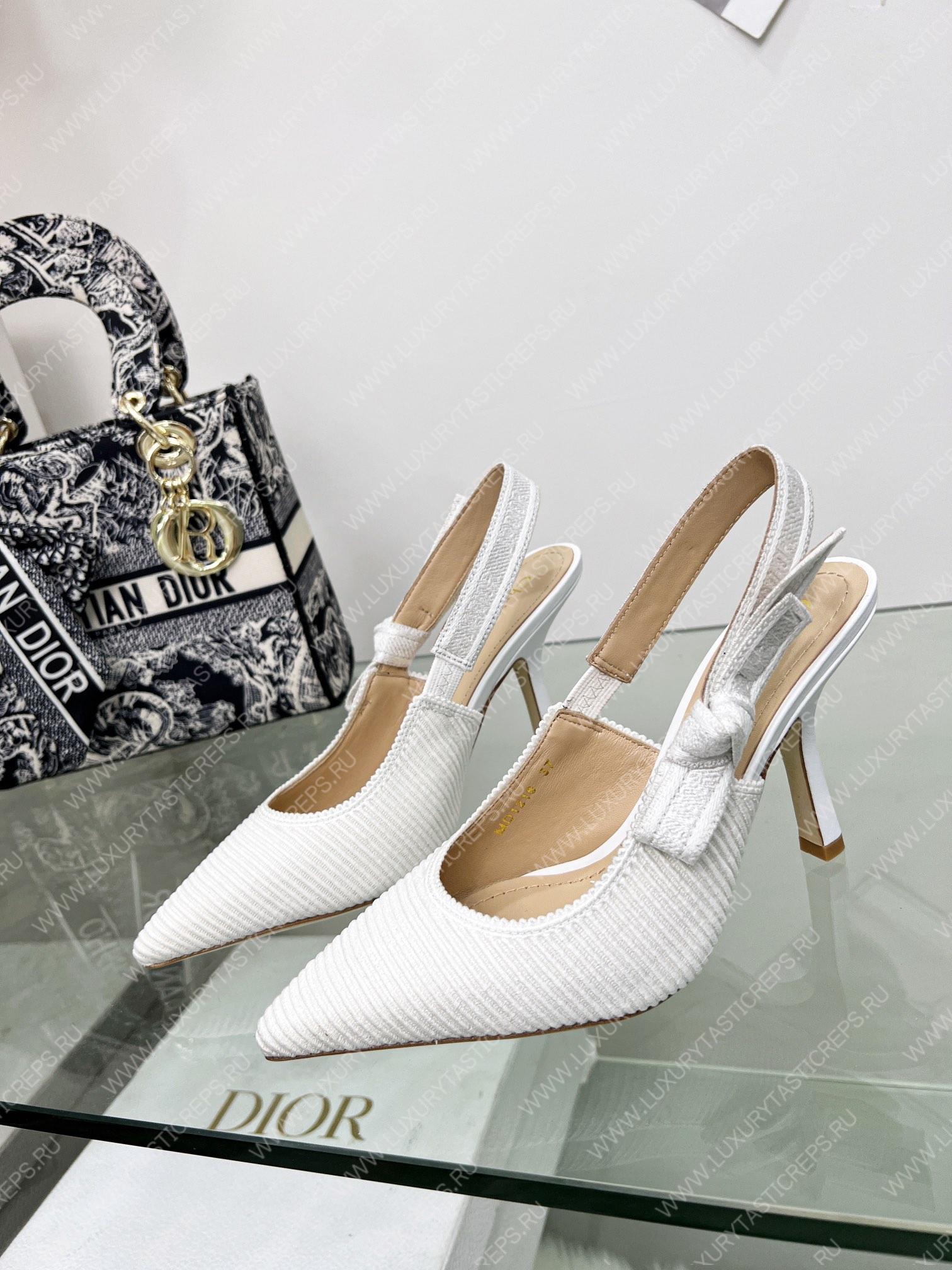 D*or j’aD*or slingback pump white kdc201tfl
